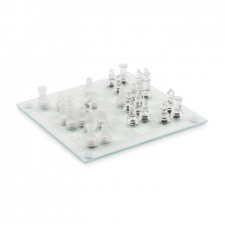 Szklany zestaw szachowy