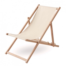 Drewniane krzesło plażowe