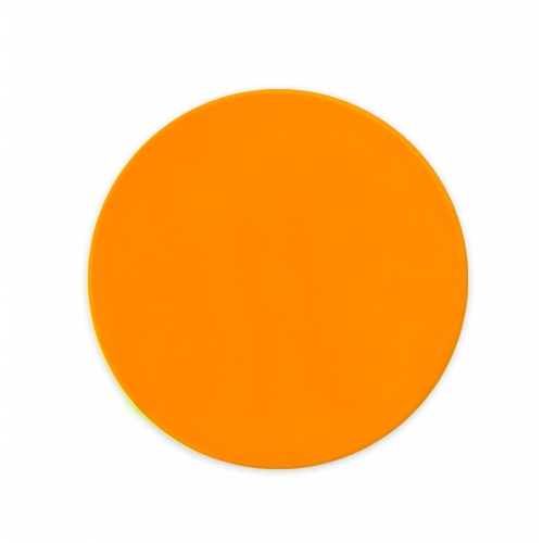 Naklejka odblaskowa kółko pomarańczowa 6,5 cm
