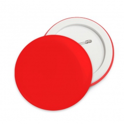 Button odblaskowy - czerwony