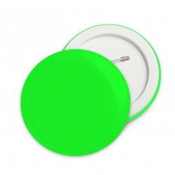 Button odblaskowy - zielony