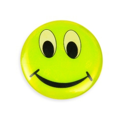 Button odblaskowy - smile