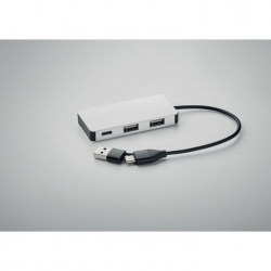 3-portowy hub USB kabel 20cm