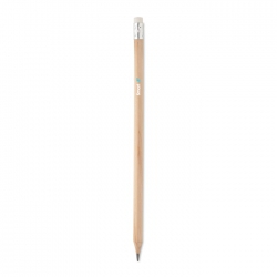 Naturalny ołówek z gumką