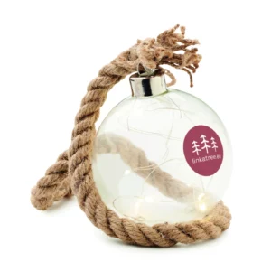 Szklana bombka lampka LED Przezroczysty - CX1514-22 - obrazek 3