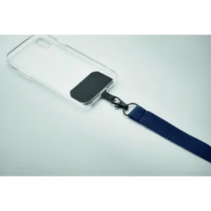 Smycz z uchwytem na telefon Niebieski - MO2120-04 - obrazek 5