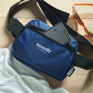 Torba biodrowa 300D RPET Niebieski - MO2204-04 - obrazek 4