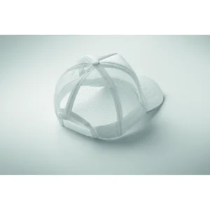 Czapka trucker z 5 panelami Bialy - MO2269-06 - obrazek 5