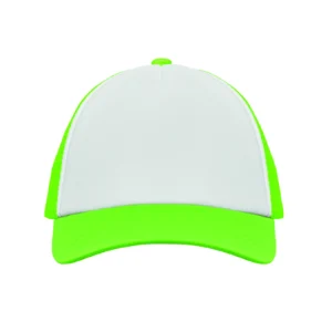 Czapka trucker z 5 panelami Fluorescencyjny Zielony - MO2269-68 - obrazek 4
