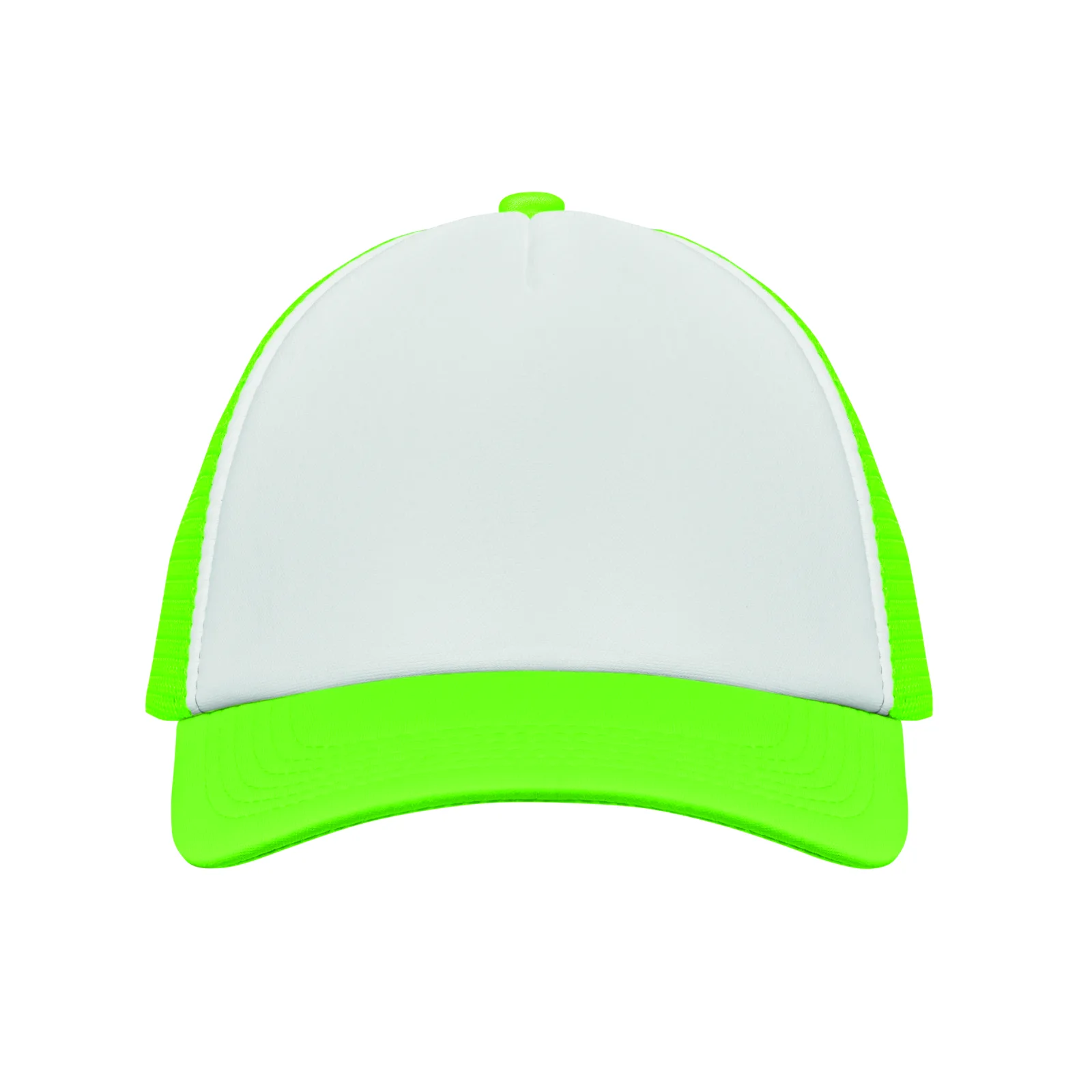 Czapka trucker z 5 panelami Fluorescencyjny Zielony - MO2269-68 - obrazek 4