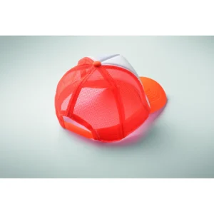 Czapka trucker z 5 panelami Fluorescencyjny Pomaranczowy - MO2269-71 - obrazek 6