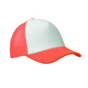 Czapka trucker z 5 panelami Fluorescencyjny Pomaranczowy - MO2269-71