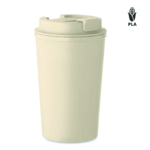 Kubek dwuścienny 350ml Bezowy - MO2310-13
