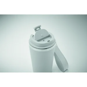 Kubek dwuścienny 350 ml Bialy - MO2317-06 - obrazek 4