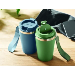 Kubek dwuścienny 350 ml Ciemnozielony - MO2317-60 - obrazek 4