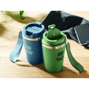 Kubek dwuścienny 350 ml Ciemnozielony - MO2317-60 - obrazek 9
