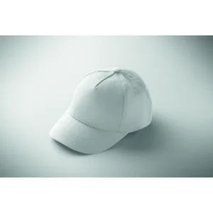Czapka dla dzieci 5 paneli. Bialy - MO2346-06 - obrazek 6