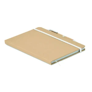 Notatnik A5 z recyklingu Bialy - MO2396-06