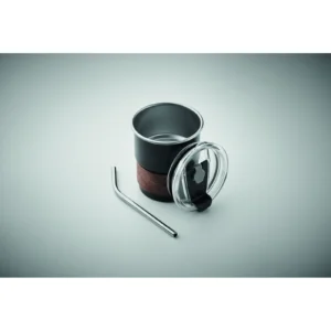 Kubek z pojedynczą ścianką 260 ml Czarny - MO2423-03 - obrazek 6