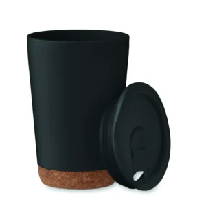 Kubek dwuścienny 300 ml Czarny - MO2446-03 - obrazek 2