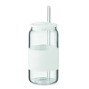 Wysoki kubek borokrzem. 550 ml Bialy - MO2506-06