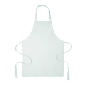 Fartuch z bawełny z recyklingu Bialy - MO2571-06