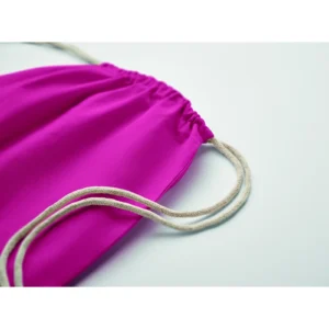 Worek ze sznurkiem Fairtrade 180gr Fuksja - MO2591-38 - obrazek 5