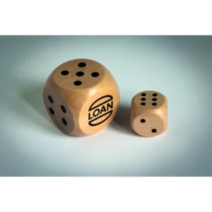 Kostki do gry średnica 3 cm Drewna - MO2613-40 - obrazek 5