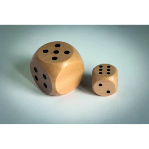 Kostki do gry średnica 3 cm Drewna - MO2613-40 - obrazek 6