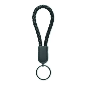 Brelok z kablem USB-C Czarny - MO2647-03 - obrazek 7