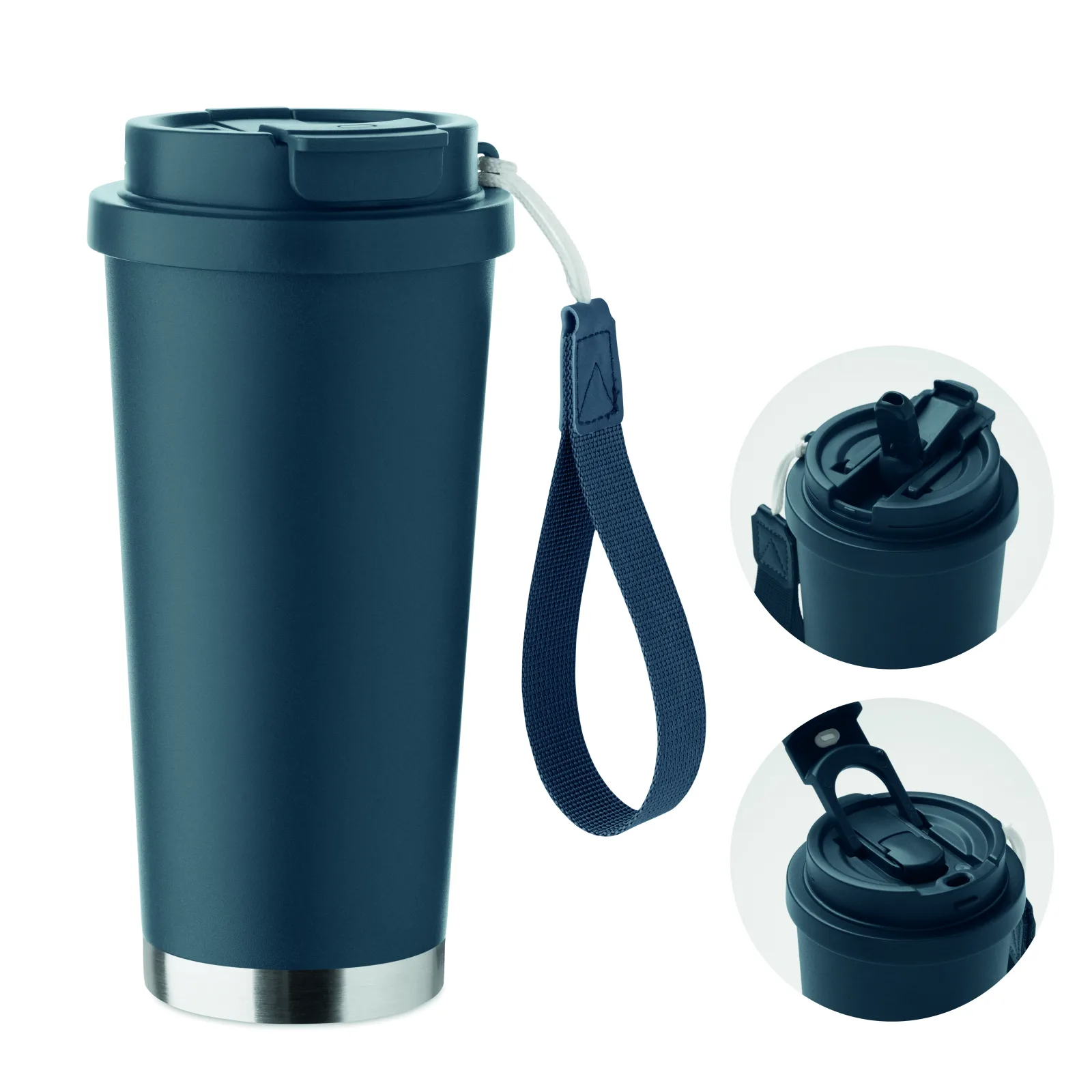 Kubek dwuścienny 500 ml Francuski Granat - MO2662-85