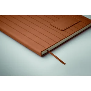 Notatnik A5 z dymionego PU Brazowy - MO2663-01 - obrazek 6