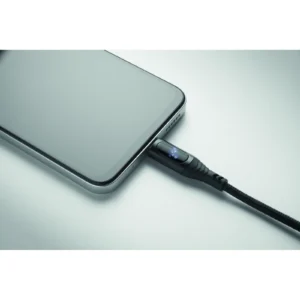 Kabel ładujący typ C, moc 100W Czarny - MO2676-03 - obrazek 7