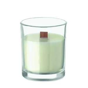 Świeca z wosku roślinnego 80gr Przezroczysty - MO2708-22