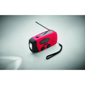 Przenośne radio z latarką LED  MO2746- Czerwony - MO2746-05 - obrazek 7