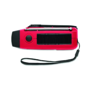 Przenośne radio z latarką LED  MO2746- Czerwony - MO2746-05 - obrazek 4