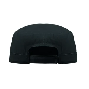 Czapka wojskowa 260 gr/m² Czarny - MO2867-03 - obrazek 3