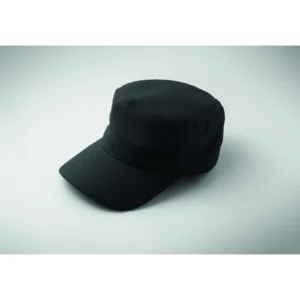 Czapka wojskowa 260 gr/m² Czarny - MO2867-03 - obrazek 6