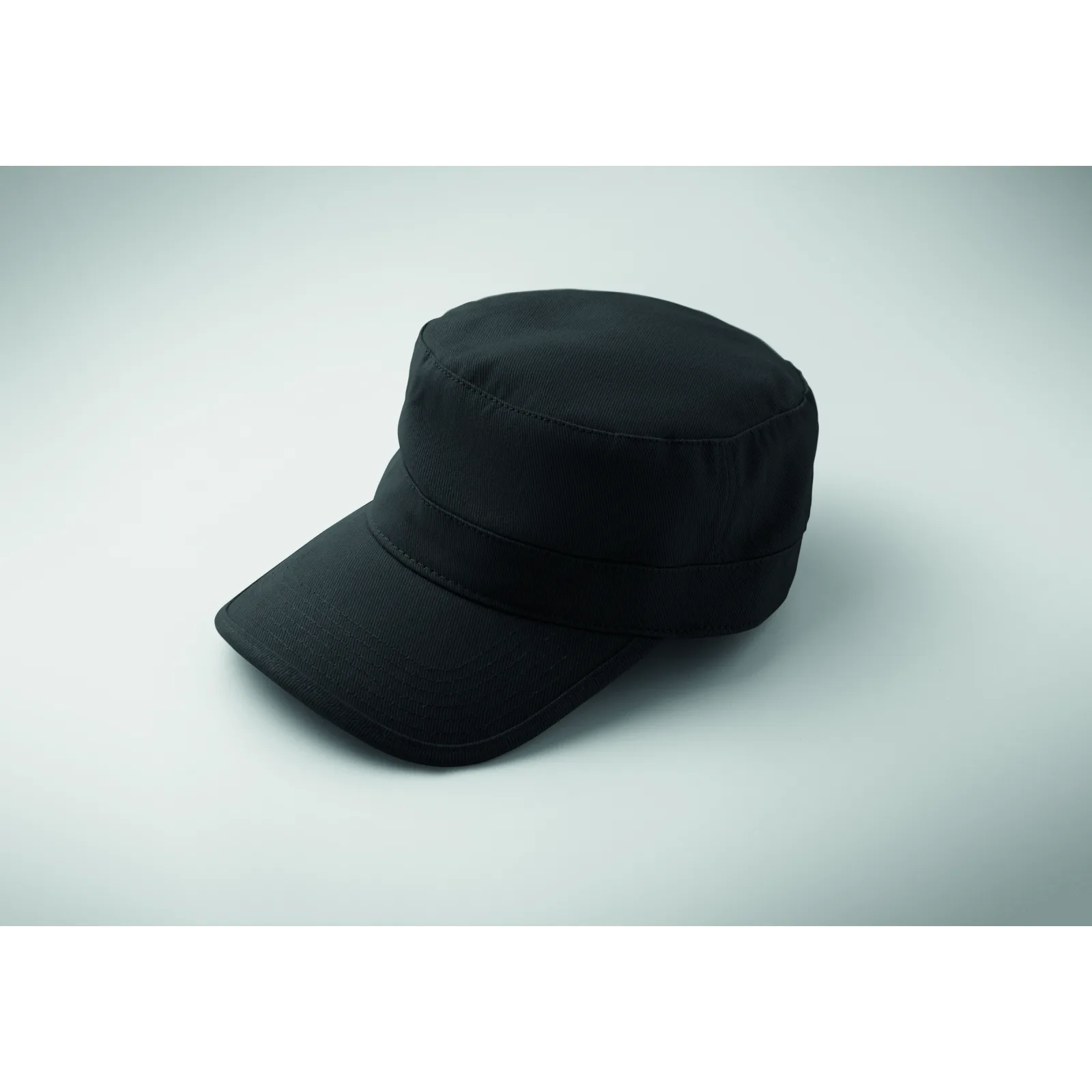 Czapka wojskowa 260 gr/m² Czarny - MO2867-03 - obrazek 6