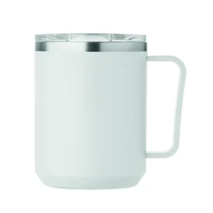 Kubek z 2 ściankami 400 ml Bialy - MO2900-06 - obrazek 3
