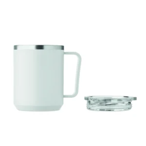 Kubek z 2 ściankami 400 ml Bialy - MO2900-06 - obrazek 9