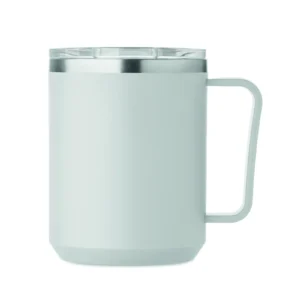 Kubek z 2 ściankami 400 ml Szary - MO2900-07 - obrazek 3