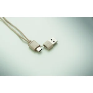 Zestaw kabli w etui Bezowy - MO2921-13 - obrazek 7