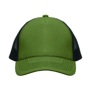 Czapka trucker z 5 panelami Zieleń Wojskowa - MO2986-49 - obrazek 2