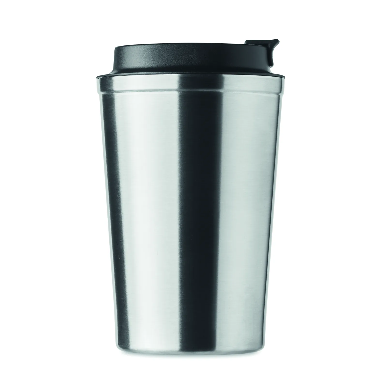 Dwuścienny kubek 350 ml Srebrny Mat - MO6276-16 - obrazek 2