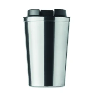 Dwuścienny kubek 350 ml Srebrny Mat - MO6276-16 - obrazek 4
