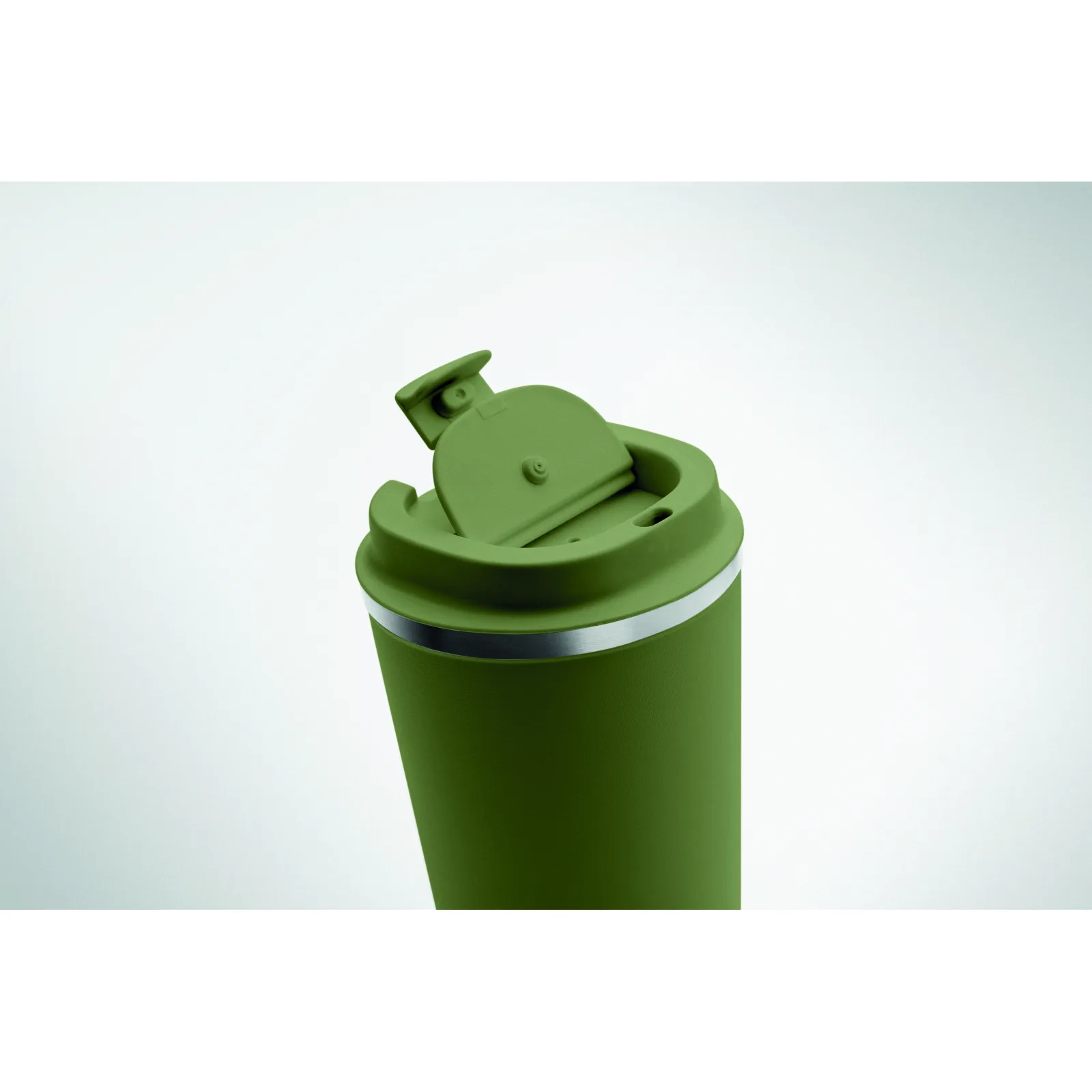 Dwuścienny kubek 350 ml Ciemnozielony - MO6276-60 - obrazek 7