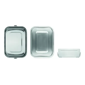 Lunch box ze stali nierdzewnej Srebrny Mat - MO6671-16 - obrazek 5
