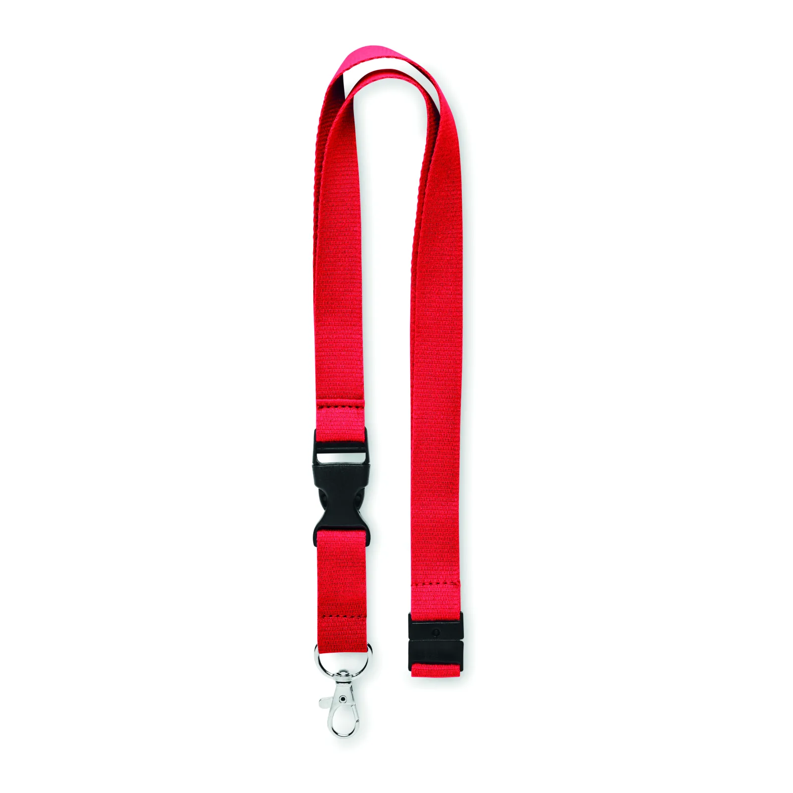 Smycz bawełniana 20mm Czerwony - MO6708-05 - obrazek 2
