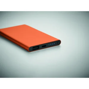 Power Bank 4000 mAh typ C Pomaranczowy - MO6825-10 - obrazek 5